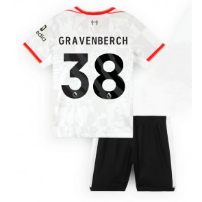 Liverpool Ryan Gravenberch #38 Dětské Alternativní dres komplet 2024-25 Krátký Rukáv (+ trenýrky)